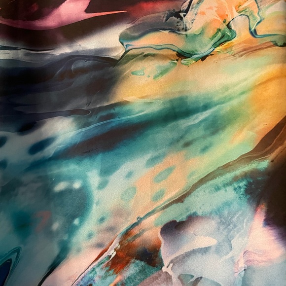 Chico's water colored blouse - Picture 4 of 6